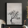 Pictures for the Bedroom Wall Scandinavian Landscape Trees Beige & Black | Set of 3