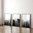 Pictures Framed For Wall | Set of 3 Urban Skyscrapers Wall art Prints