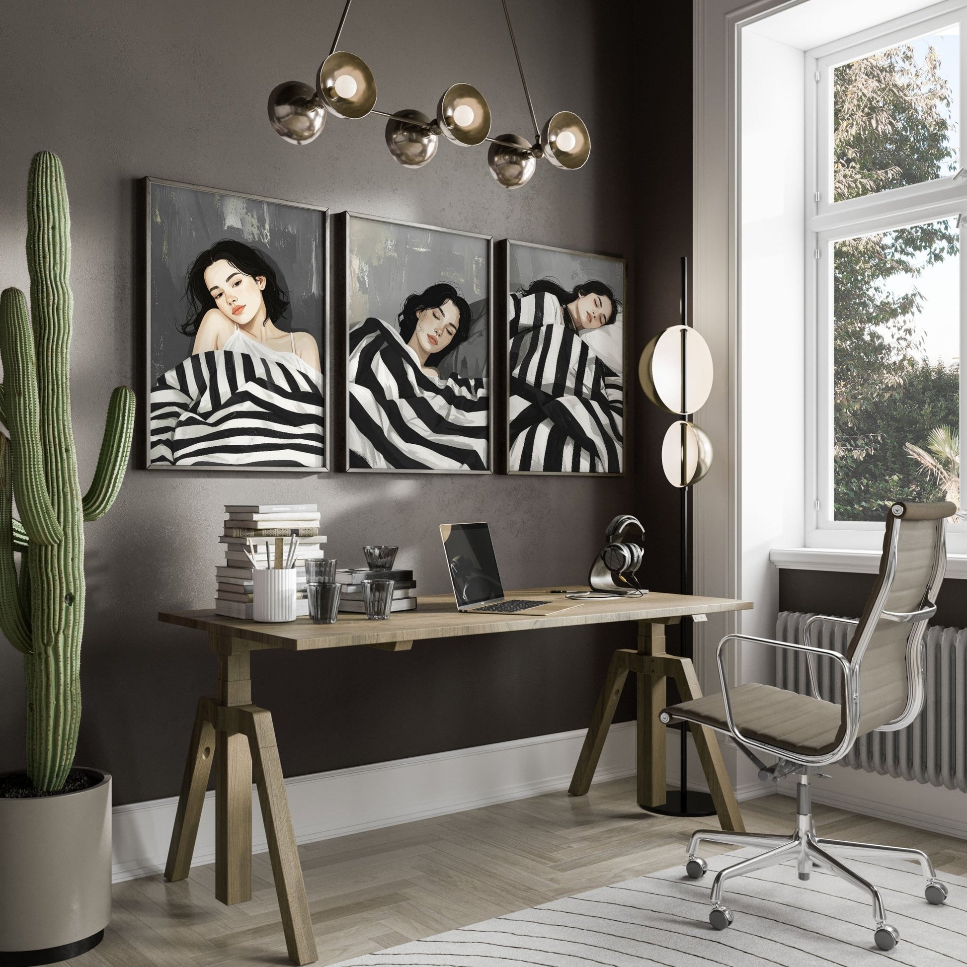 Pictures In Frames | Set of 3 Boho Women Wall art Prints