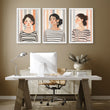 Pictures On Walls Gallery | Set of 3 Boho Women Wall art Prints