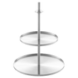 Pilio Premium Brushed Stainless Steel Cake & Cookie Stand
