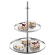 Pilio Premium Brushed Stainless Steel Cake & Cookie Stand