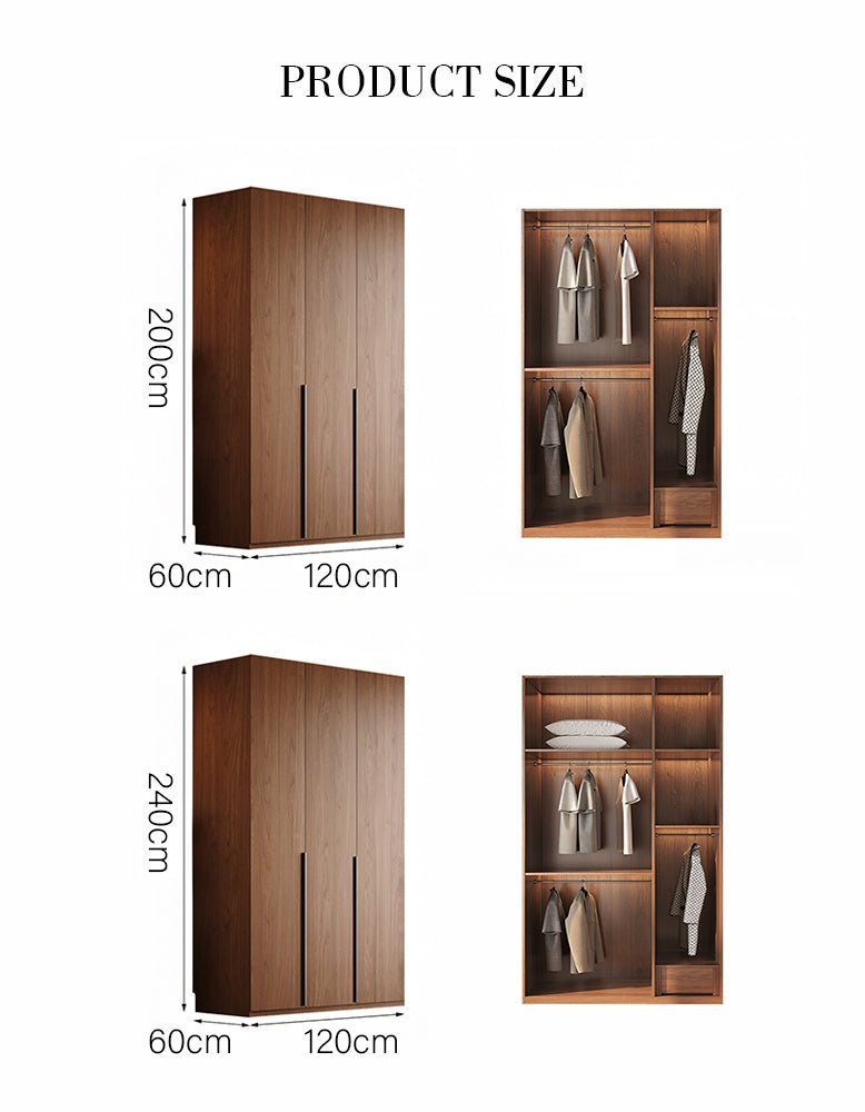 Popescu Wardrobe, Tall Wardrobe, Wood