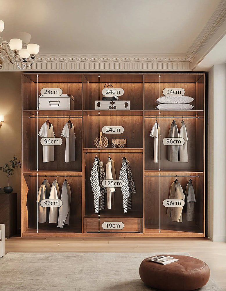 Popescu Wardrobe, Tall Wardrobe, Wood