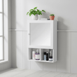 Port White Wood Mirrored Cabinet
