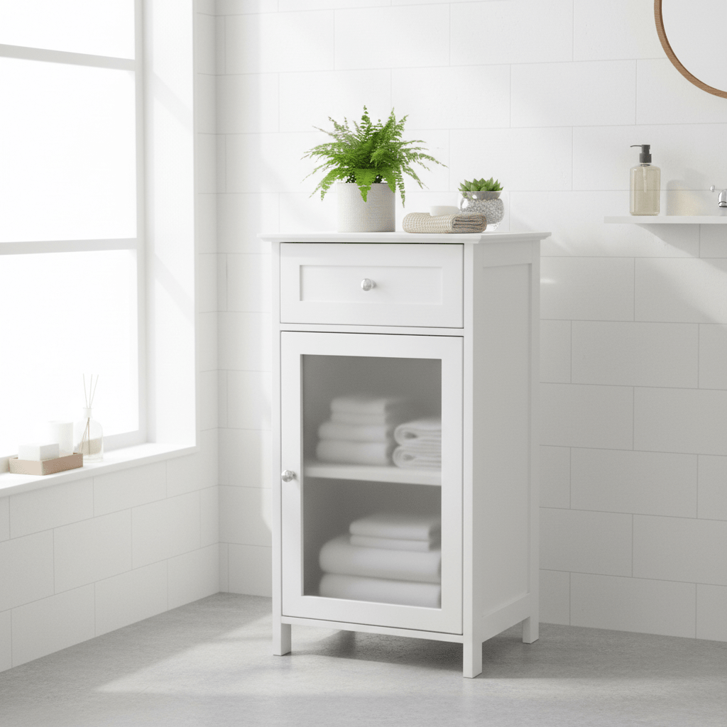 Portland 1 Inner Shelf And Drawer Cabinet