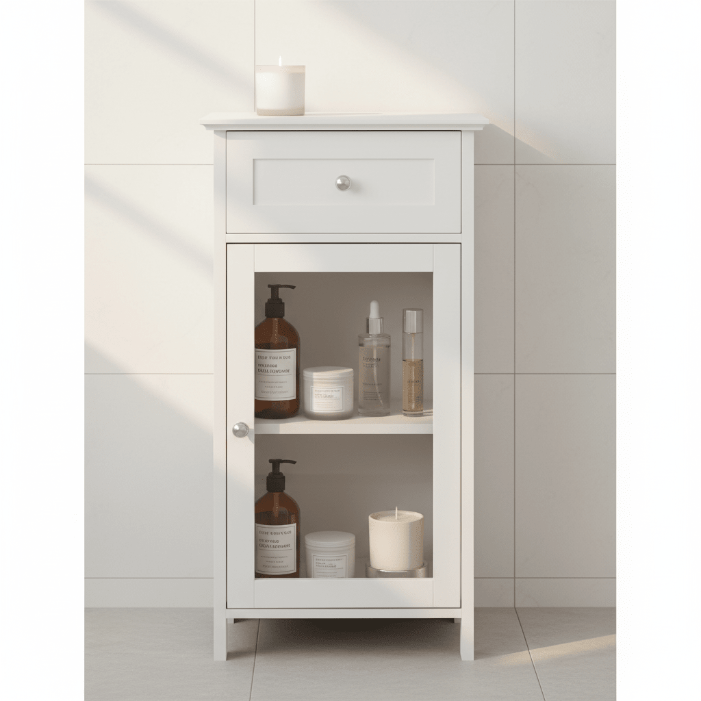 Portland 1 Inner Shelf And Drawer Cabinet