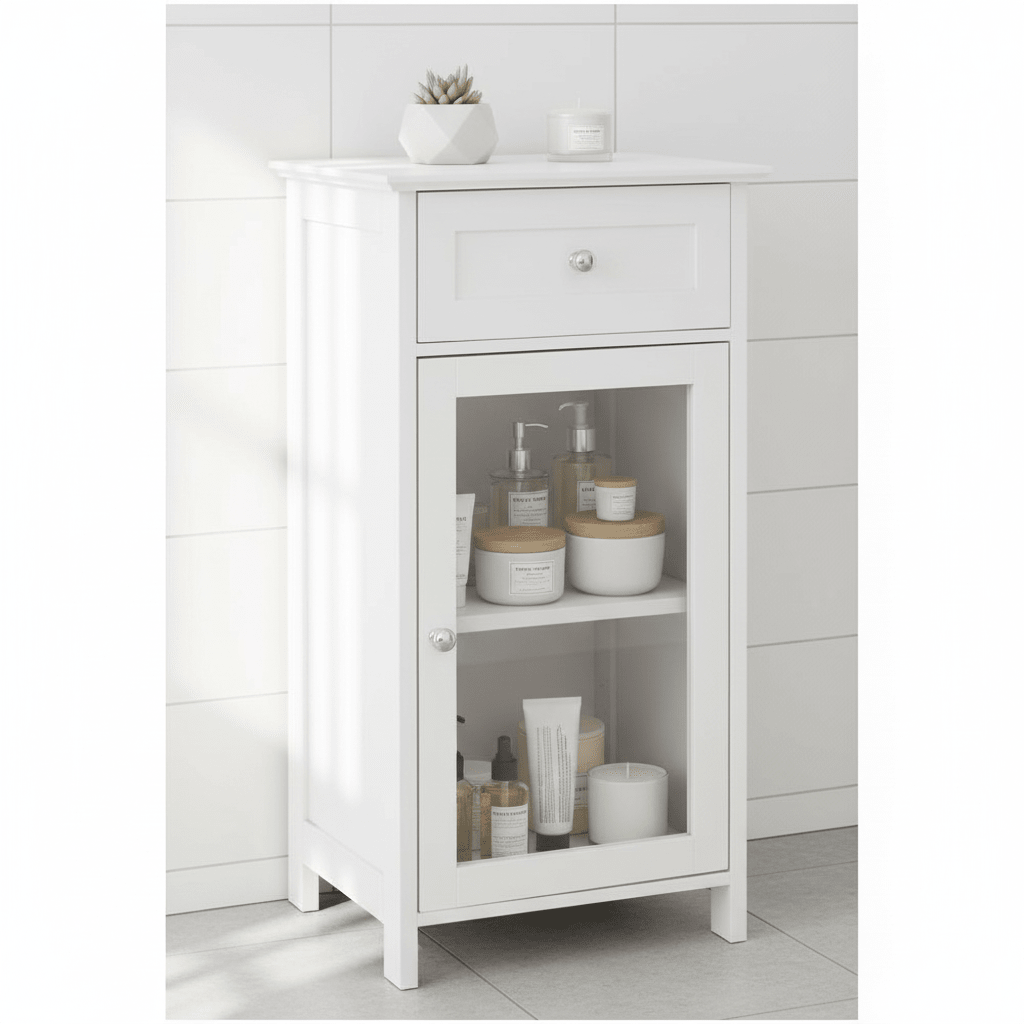 Portland 1 Inner Shelf And Drawer Cabinet