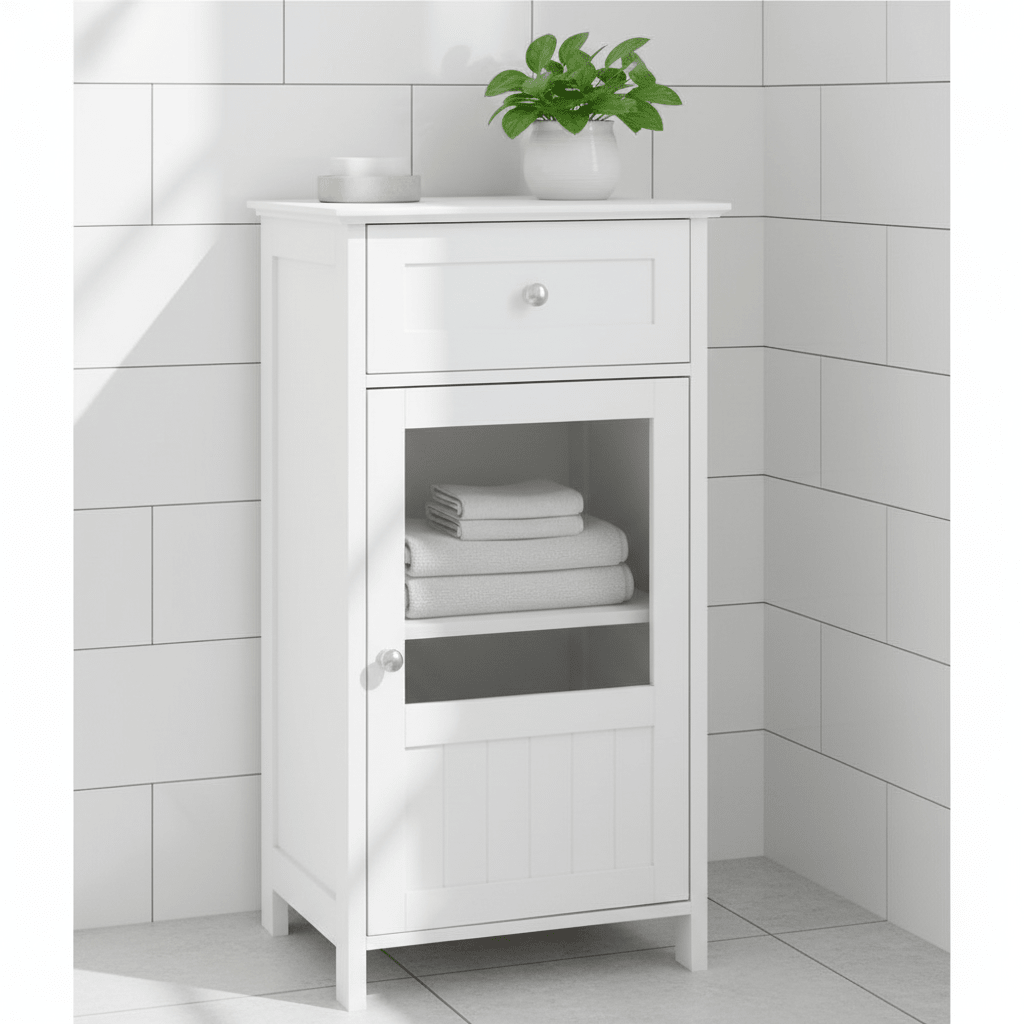 Portland 1 Inner Shelf And Drawer Cabinet