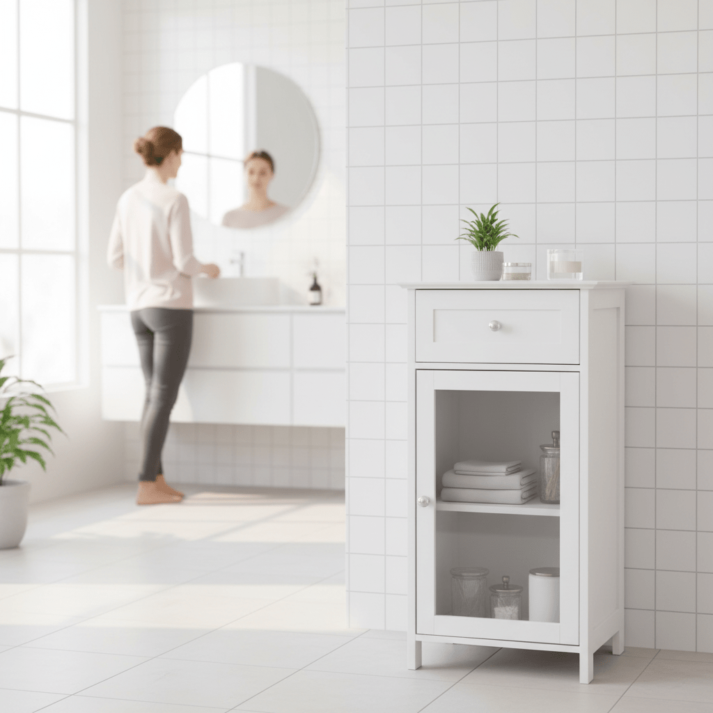 Portland 1 Inner Shelf And Drawer Cabinet