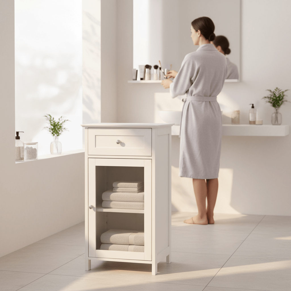 Portland 1 Inner Shelf And Drawer Cabinet