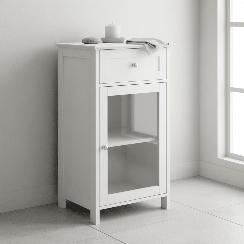 Portland 1 Inner Shelf And Drawer Cabinet