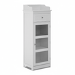 Portland Glass Door Floor Standing Cabinet