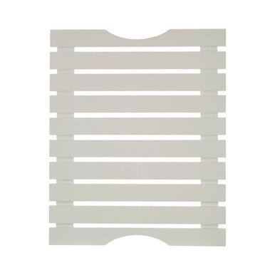 Portland White Wood Slatted Duckboard