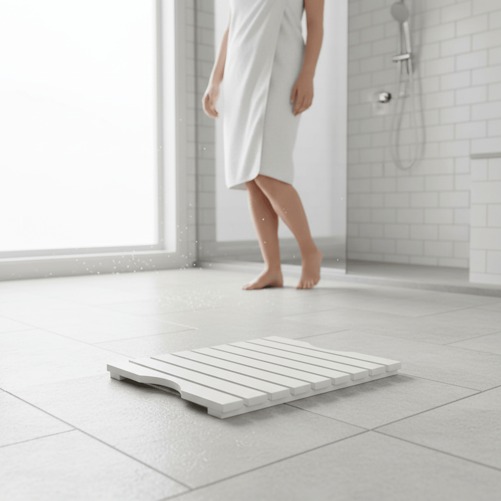 Portland White Wood Slatted Duckboard