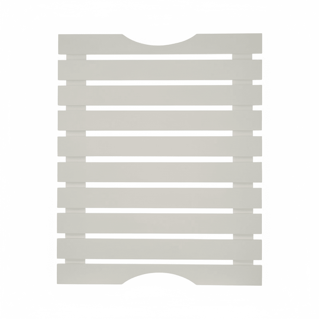 Portland White Wood Slatted Duckboard