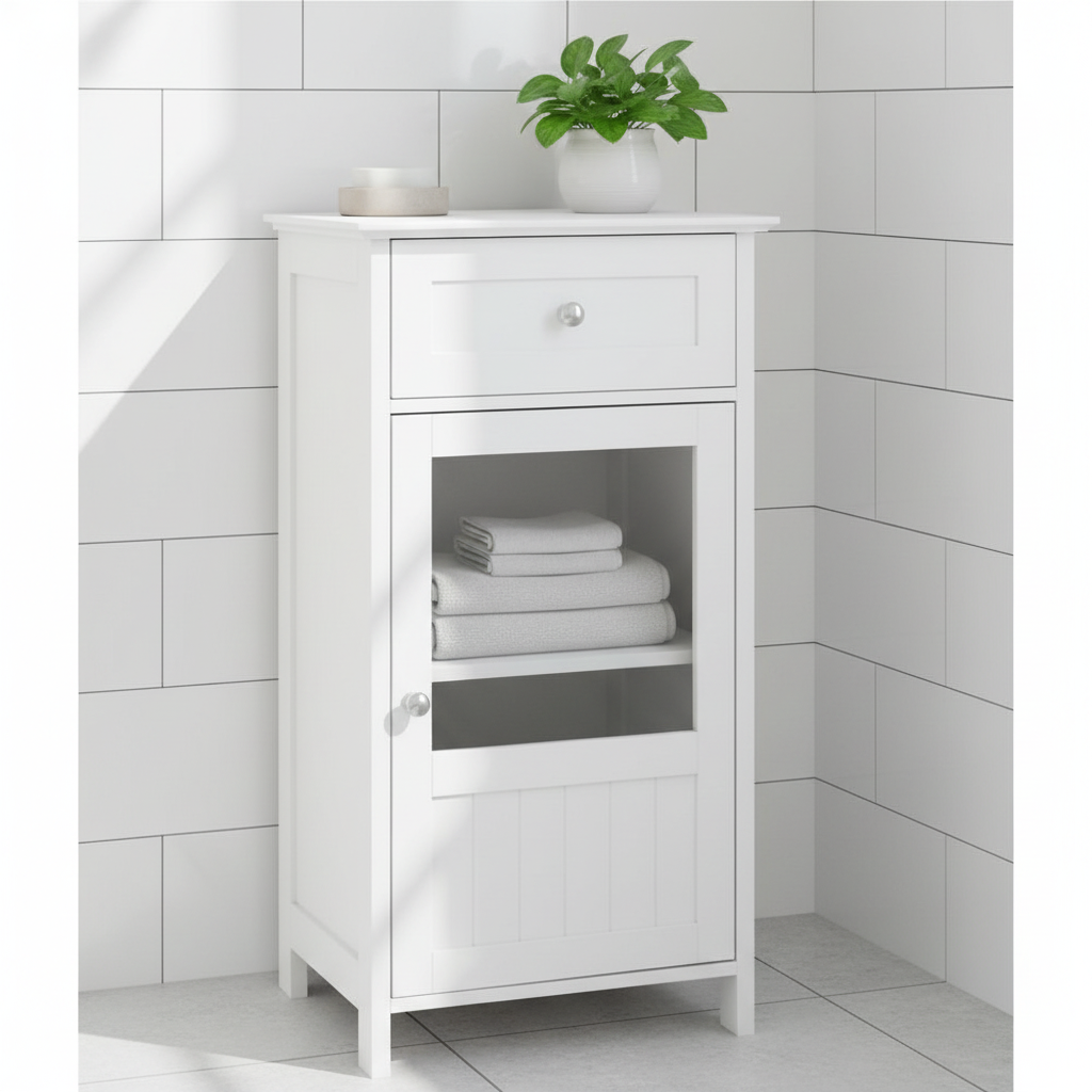 Portland 1 Inner Shelf And Drawer Cabinet