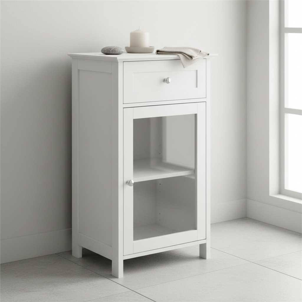 Portland 1 Inner Shelf And Drawer Cabinet