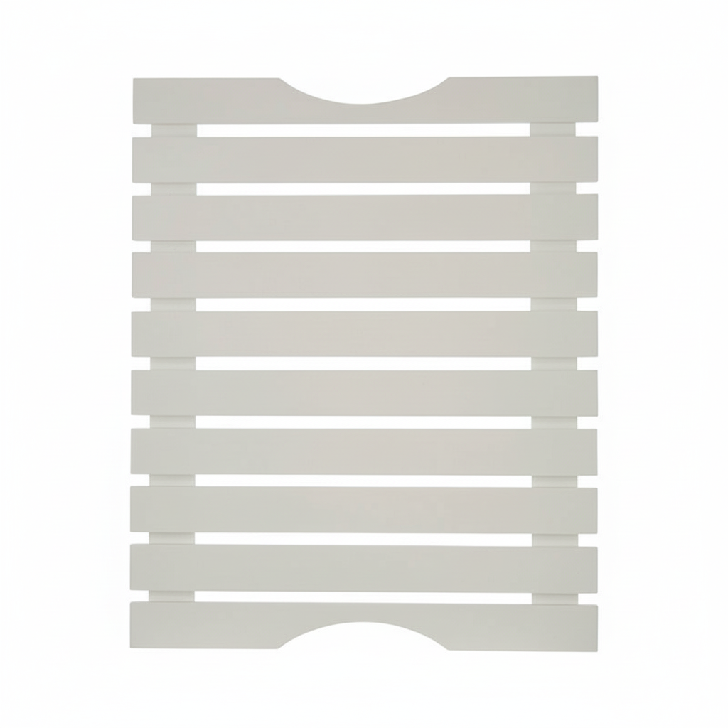 Portland White Wood Slatted Duckboard