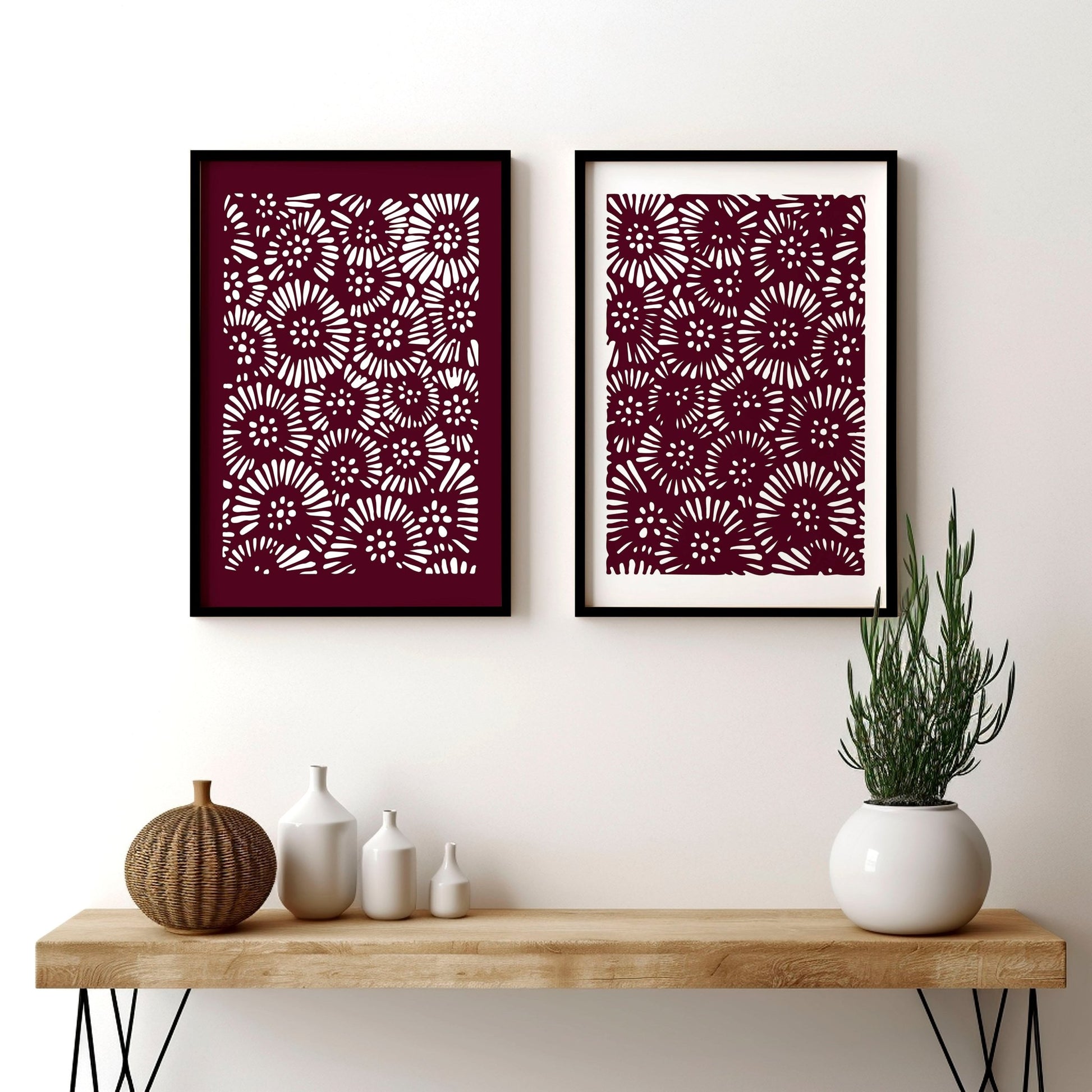 Poster With Frames | Set of 2 wall art prints