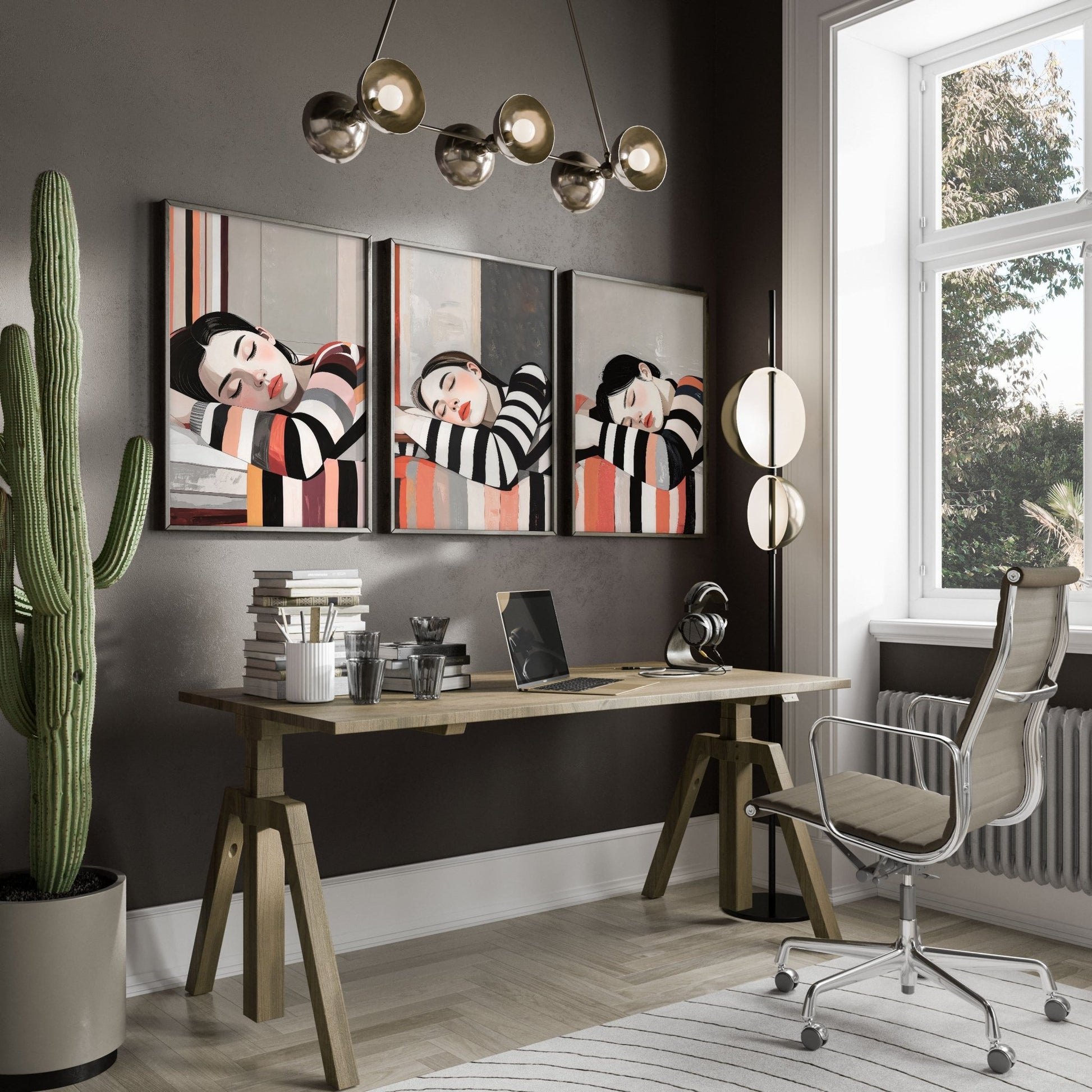 Posters Art Prints | Set of 3 Boho Women Wall art Prints