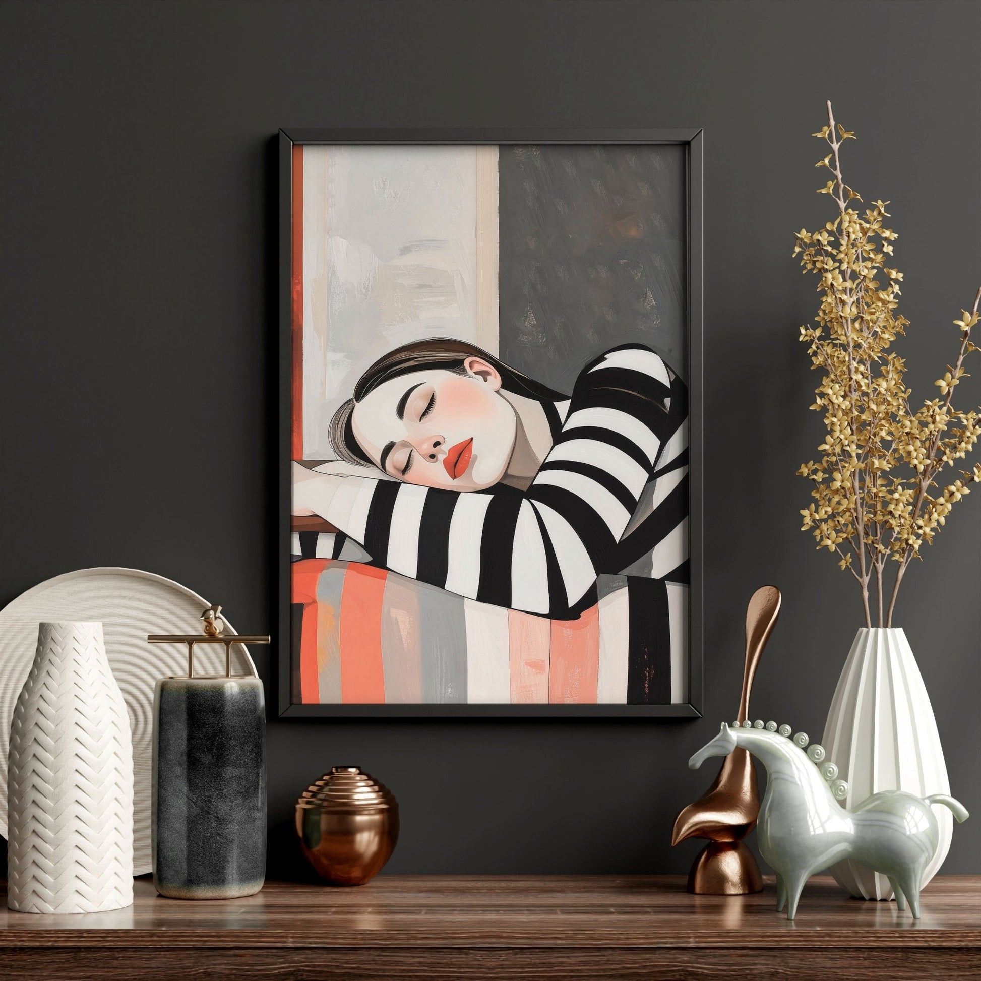 Posters Art Prints | Set of 3 Boho Women Wall art Prints