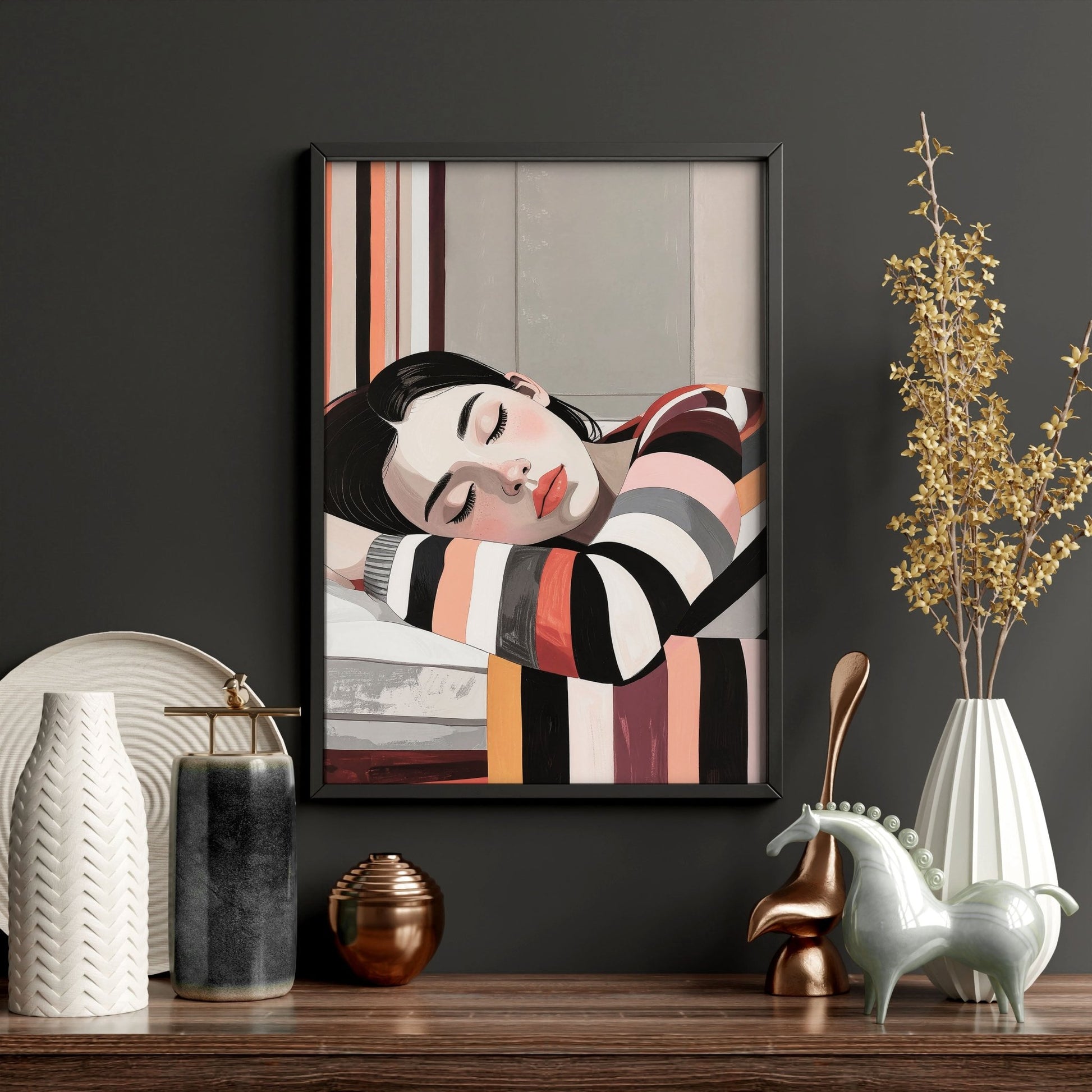 Posters Art Prints | Set of 3 Boho Women Wall art Prints