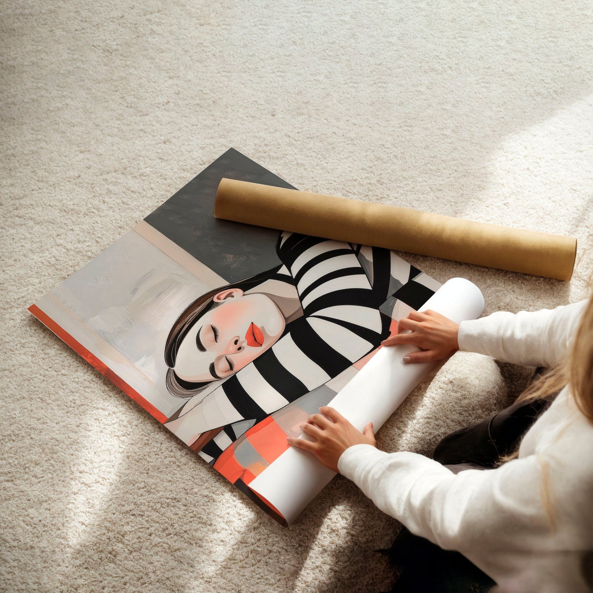 Posters Art Prints | Set of 3 Boho Women Wall art Prints