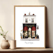 Posters for Bedroom Paris Boutique Street Scenes 