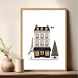Posters for Bedroom Paris Boutique Street Scenes 