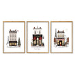 Posters for Bedroom Paris Boutique Street Scenes 