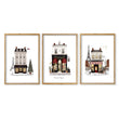 Posters for Bedroom Paris Boutique Street Scenes 
