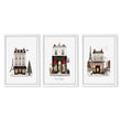 Posters for Bedroom Paris Boutique Street Scenes 