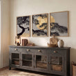 Posters of Japan Japanese Pine Tree & Moon wall art displayed on a wall in a styled room — view 5