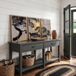 Posters of Japan Japanese Pine Tree & Moon wall art displayed on a wall in a styled room — view 6