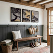 Posters of Japan Japanese Pine Tree & Moon wall art displayed on a wall in a styled room — view 7