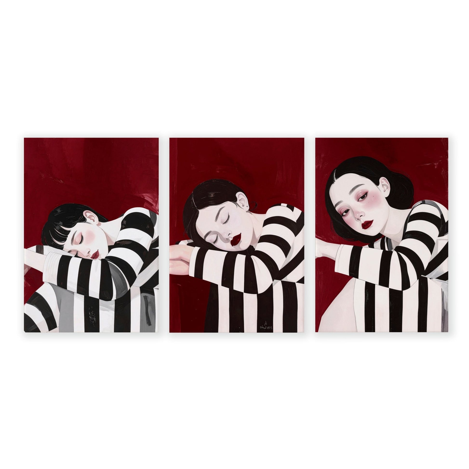 Posters Wall Art | Set of 3 Boho Women Wall art Prints