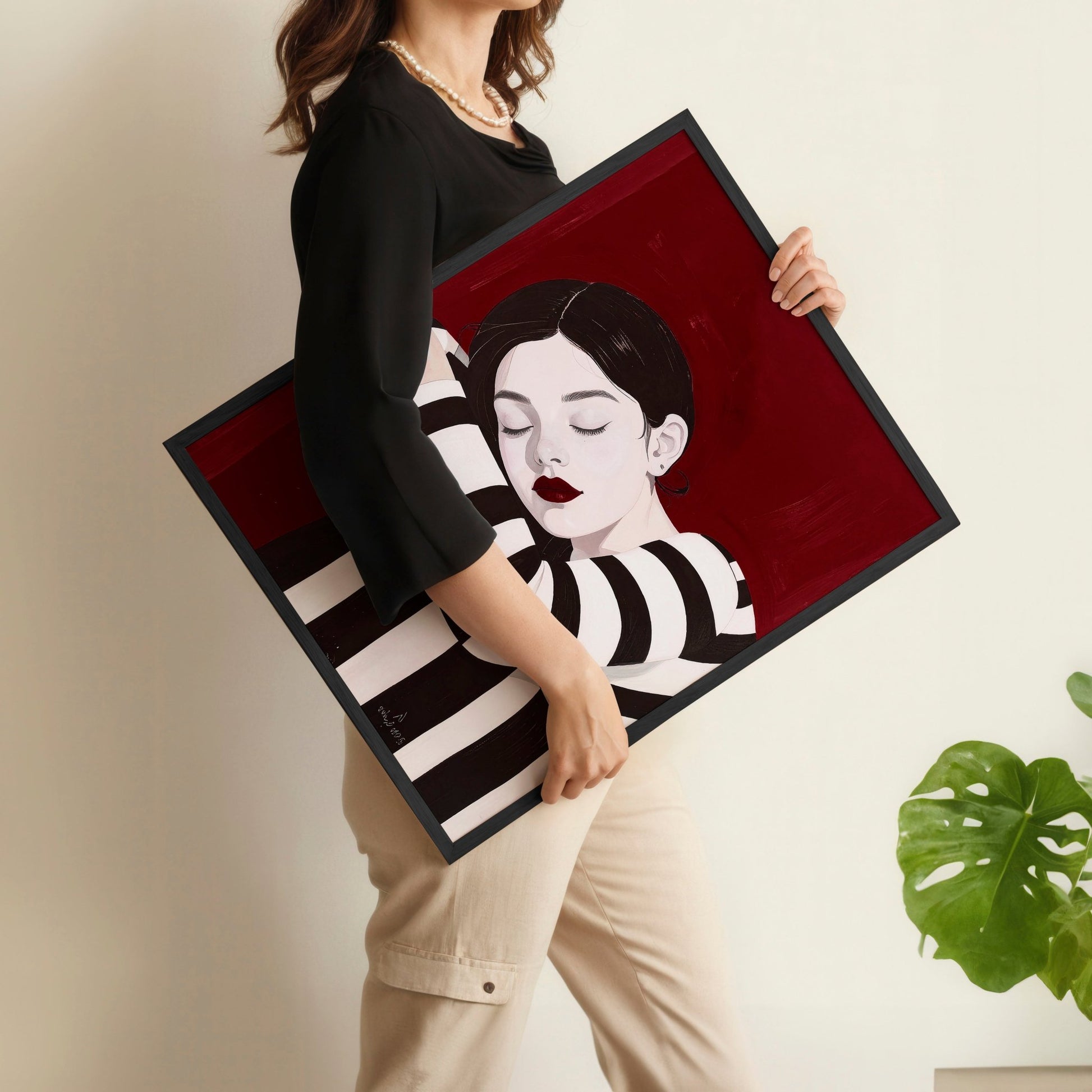 Posters Wall Art | Set of 3 Boho Women Wall art Prints