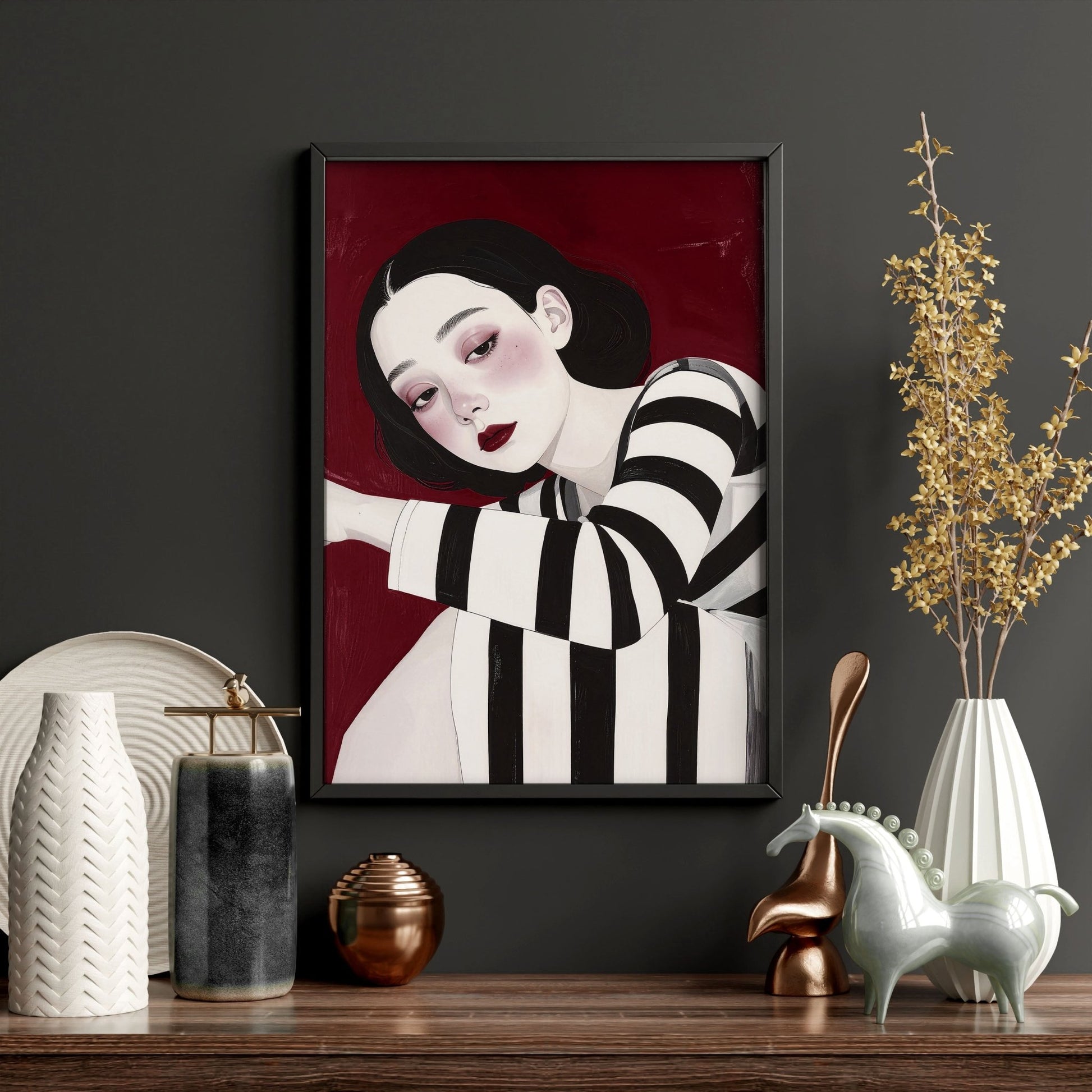 Posters Wall Art | Set of 3 Boho Women Wall art Prints