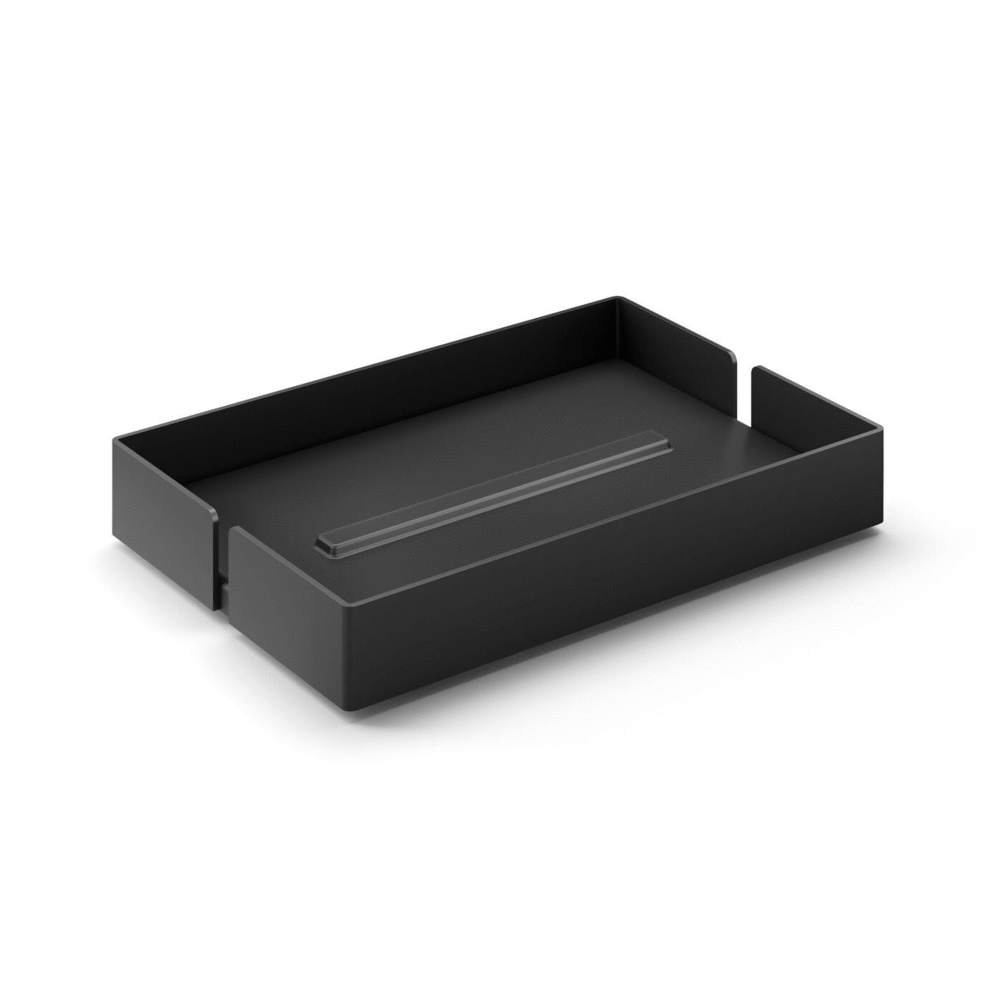 Potes Black Stainless Steel Soap Dish 40537
