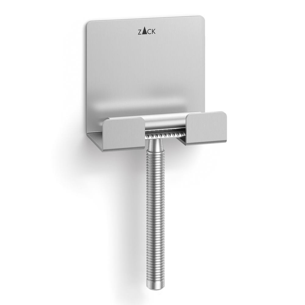 Potes Premium Brushed Stainless Steel Razor Holder 40603