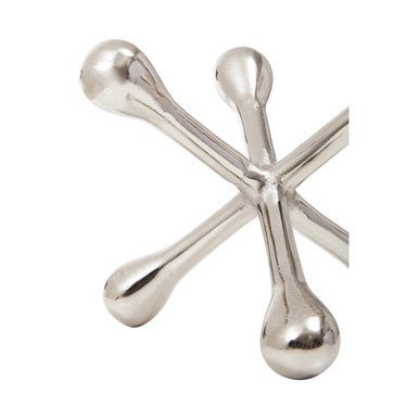 Prato Silver Finish Jack Sculpture