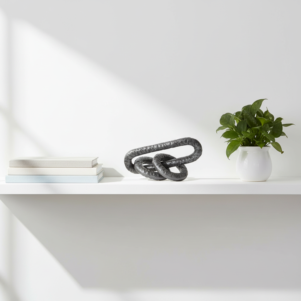 Prato Grey Chain Sculpture