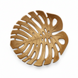 Prato Monstera Large Gold Finish Leaf Dish