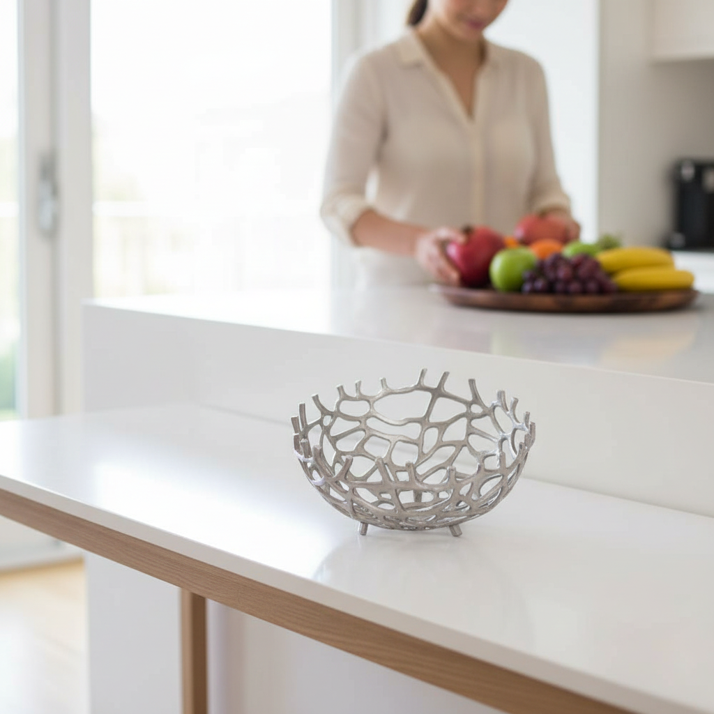 Prato Silver Finish Bowl