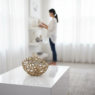 Prato Small Coral Effect Bowl