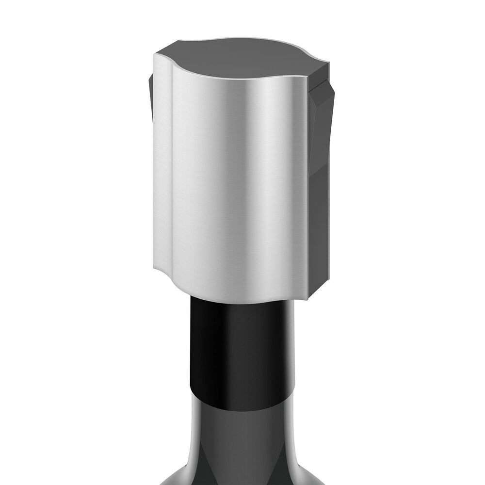 Premiro Premium Brushed Steel Champagne Stopper - Airtight Seal Preserves Fizz