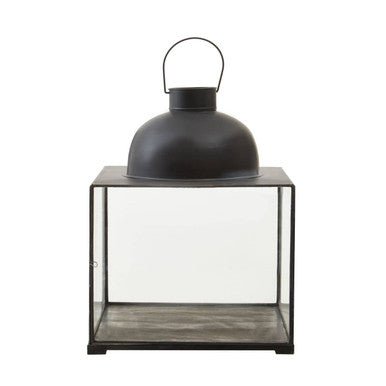 Preston Small Antique Black Lantern