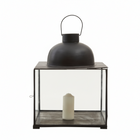 Preston Small Antique Black Lantern