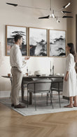 Living Room Wall Decoration | Set of 3 Asian Inspired Wall art Prints